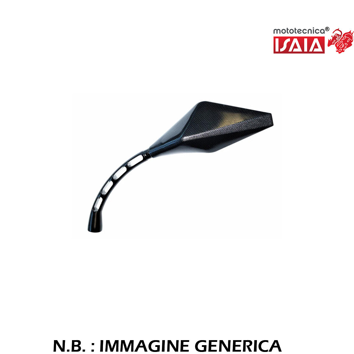 Retrovisore Universale Racing Sinistro – Carbon Look