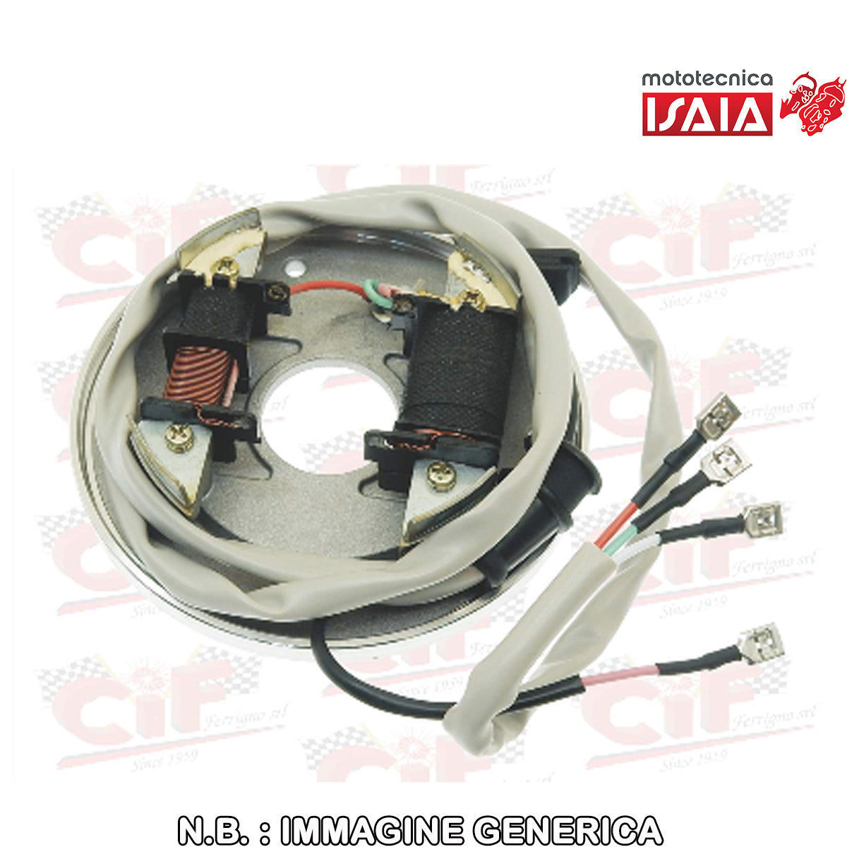 STATORE (NR. 4 FILI FASTOM) - PIAGGIO APE CAR P2/P3 - MP P501/P601 - TM P602/P7003/P7003V/FL2