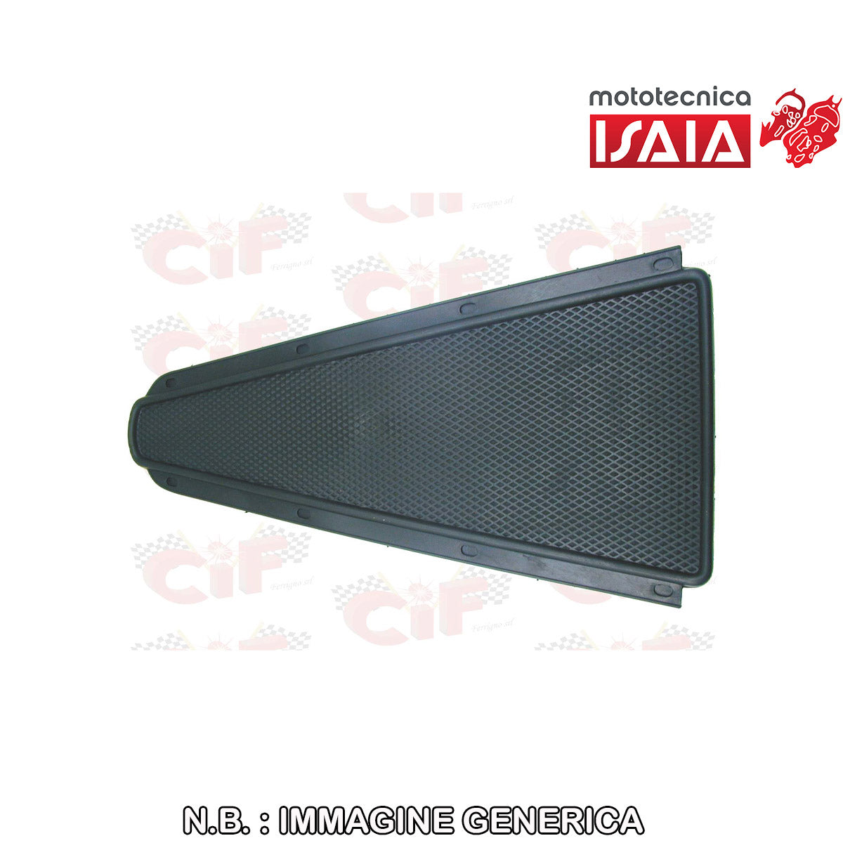 TAPPETO CENTRALE IN GOMMA - COLORE NERO - PIAGGIO VESPA