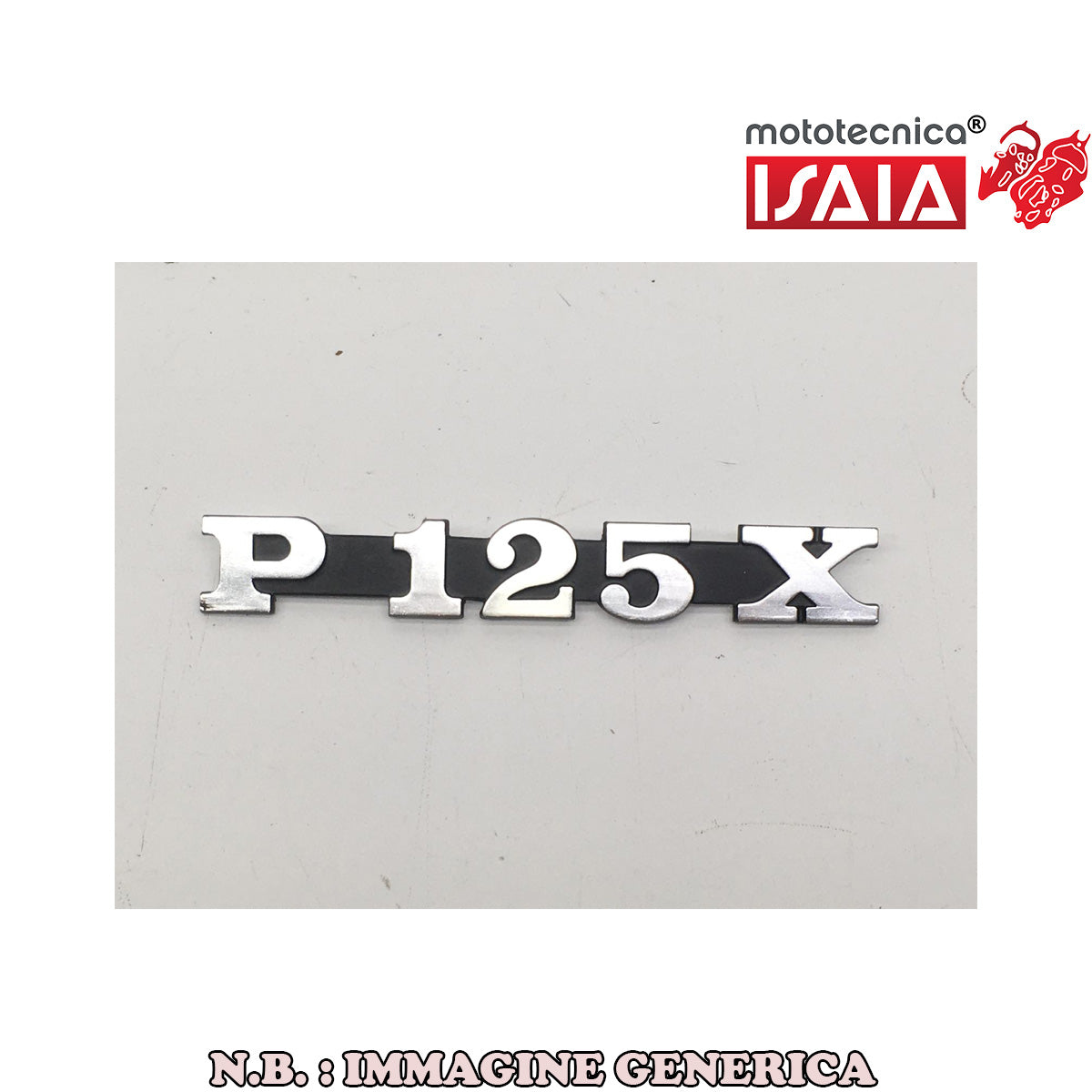 TARGHETTA EMBLEMA PER PIAGGIO VESPA P125X