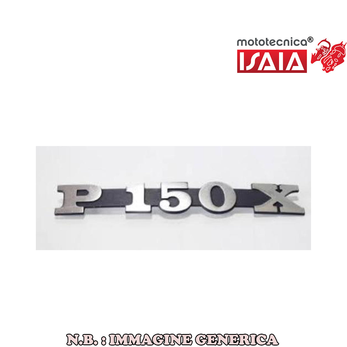 TARGHETTA EMBLEMA PER PIAGGIO VESPA P150X