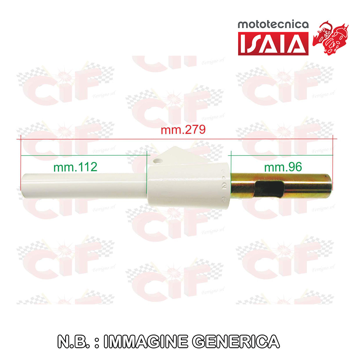 TUBO COMANDO CAMBIO VESPA 50-90 3 VELOCITA'