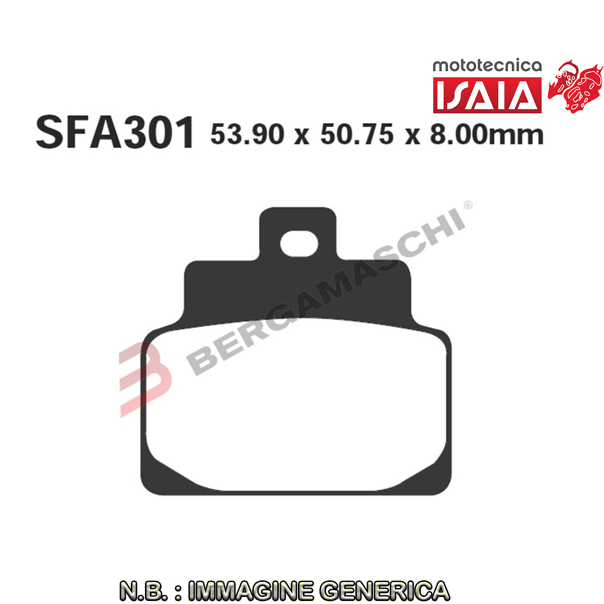 PASTIGLIE SFA APRILIA LEONARDO 125/150 ANT./POST.
