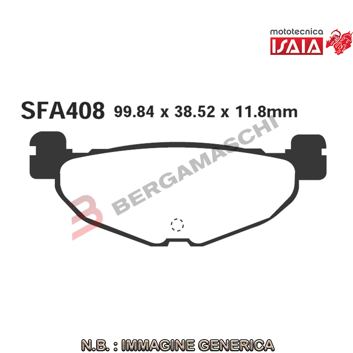 PASTIGLIE SFA YAMAHA MAJESTY 400 T-MAX 500