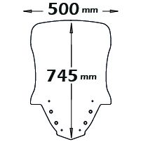 Parabrezza alta protezione per X-MAX 125-300-400 2017>