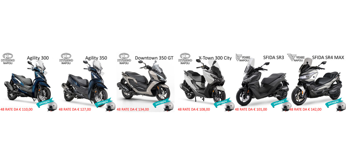 Promo Maggio scooter 300/350 cc