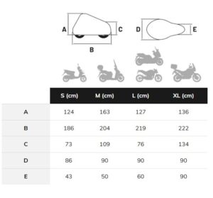 Mototecnica Isaia Telo coprimoto taac plus hydroscud nero  
