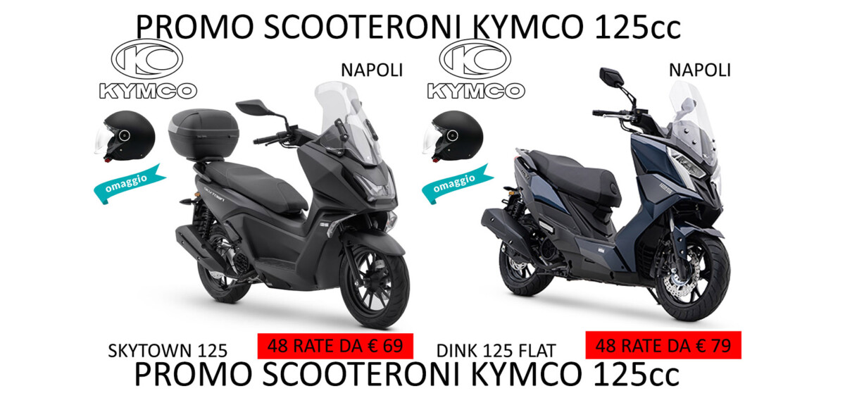 Promo Settembre scooteroni Kymco 125cc