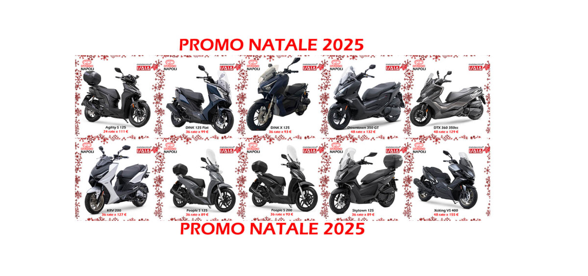 Promo Natale 2025 scooter Kymco