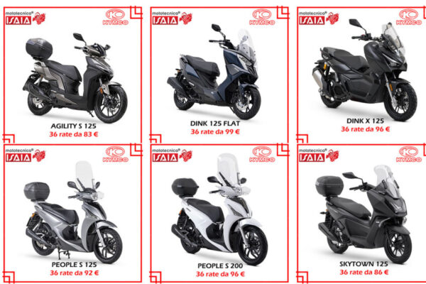 Promo scooter KYMCO 125/200cc
