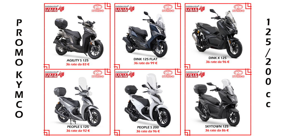 Promo scooter KYMCO 125/200cc
